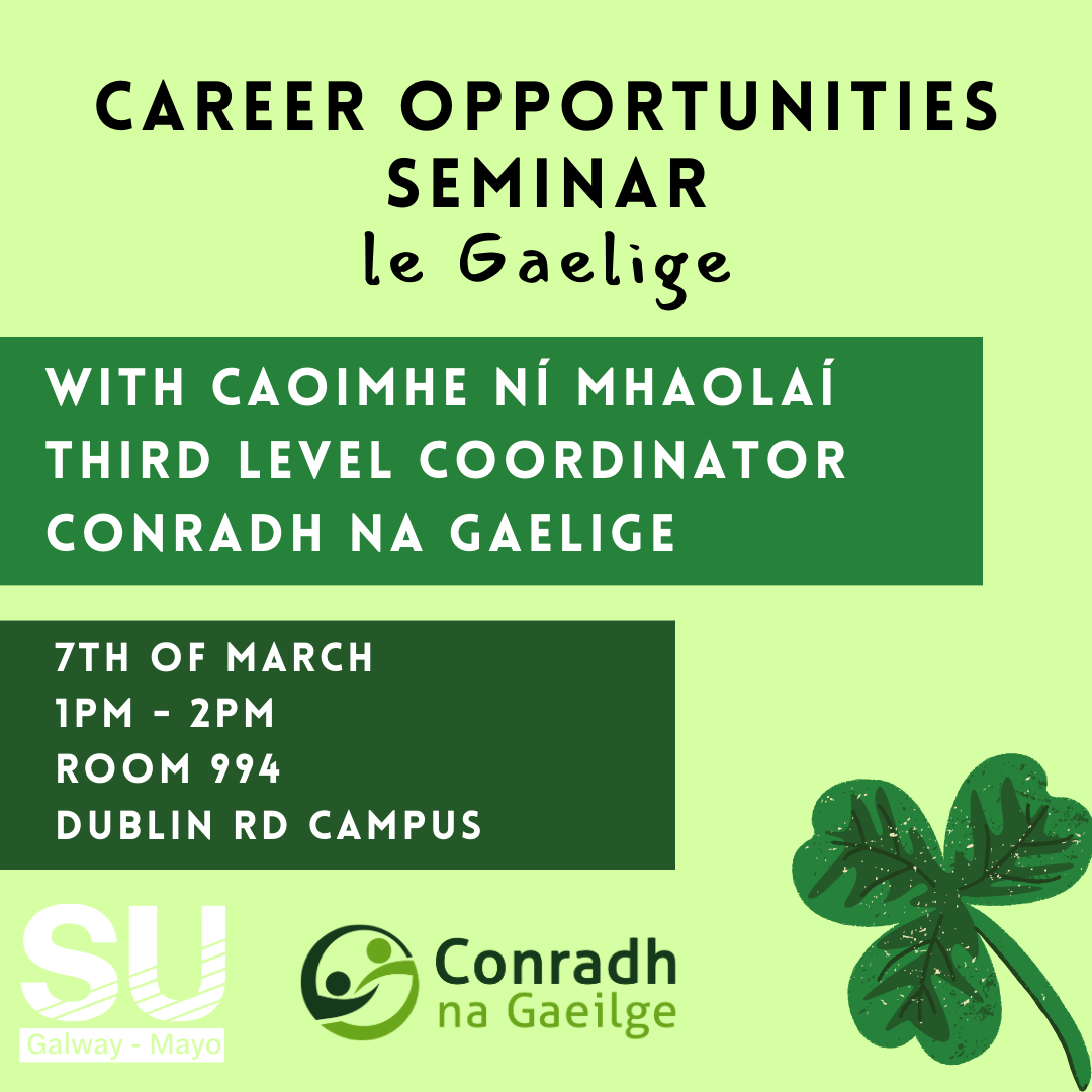 Career Opportunities with Irish Seminar 