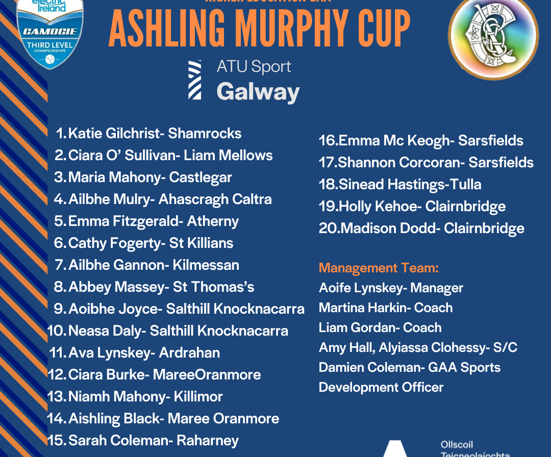 Camogie Aishling Murphy Cup S/F