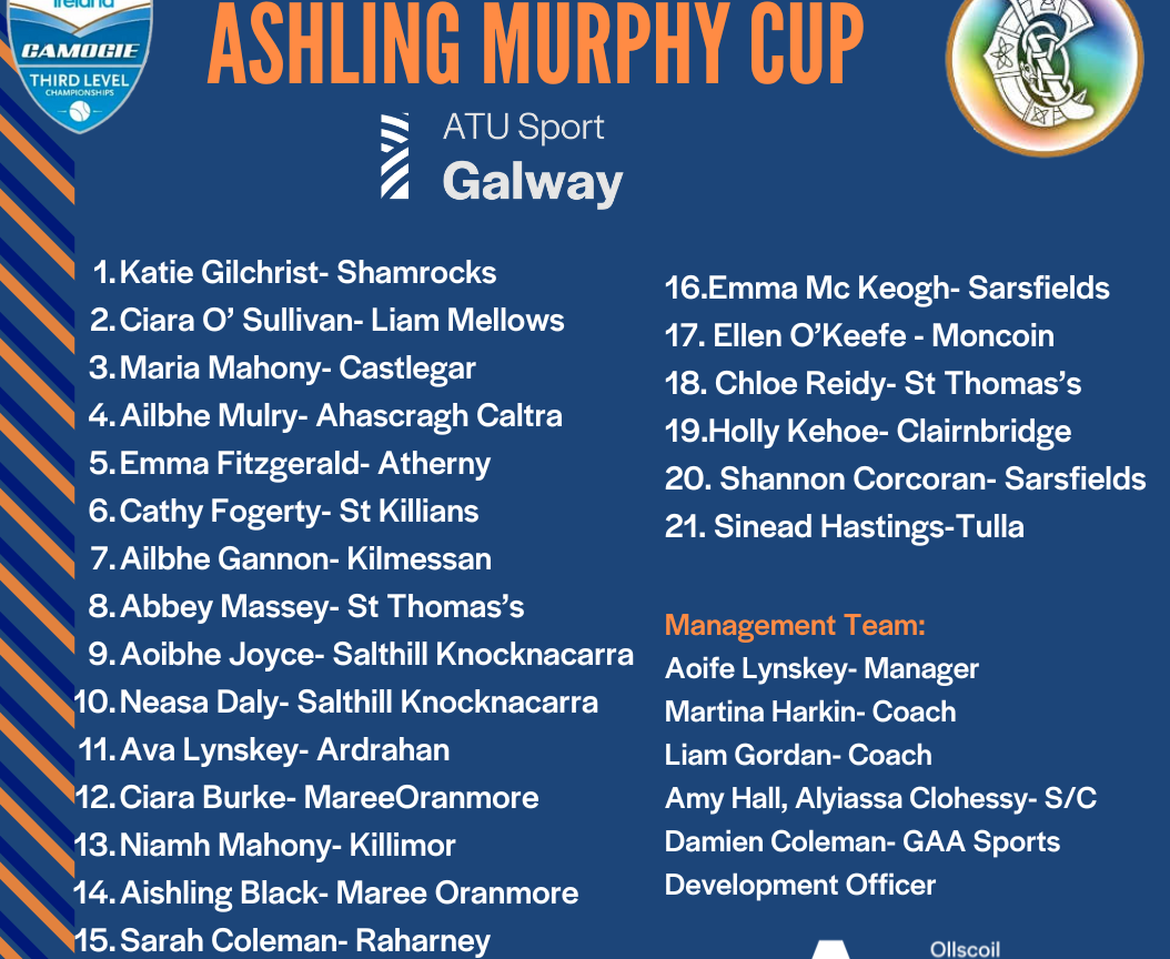 Camogie Team Squad News (National Final)