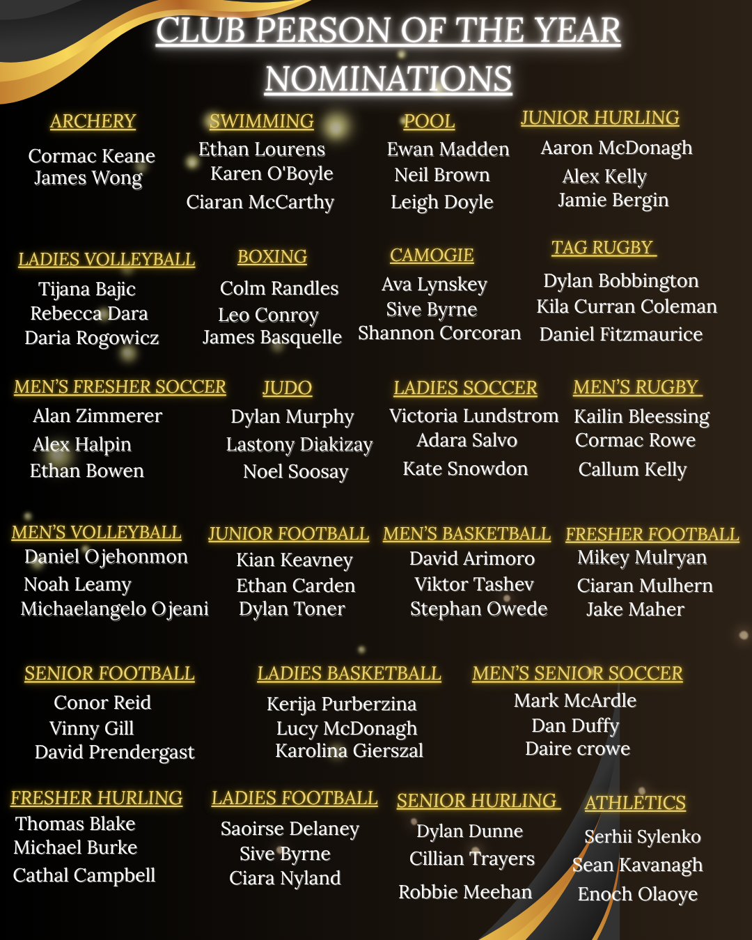 ATUG SPORTS AWARDS BALL 2026