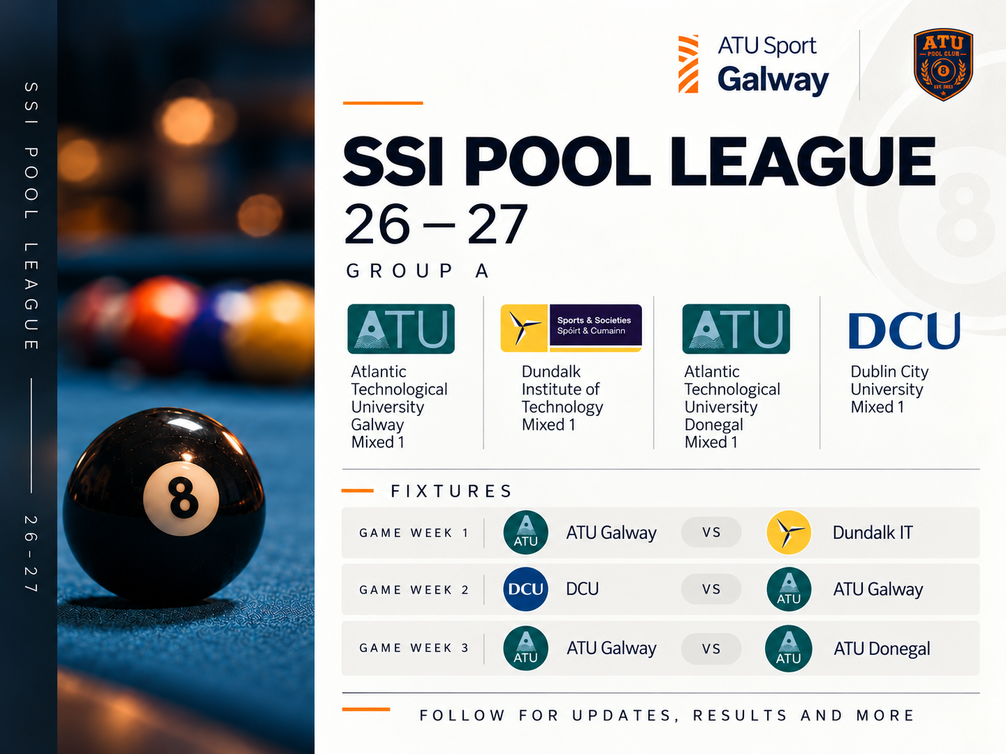 SSI Pool League 26/27